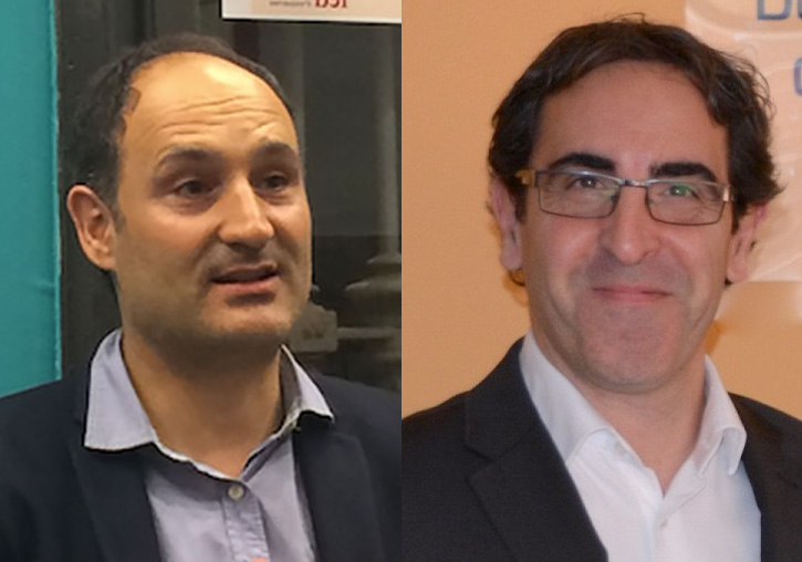 Juan Rodríguez Teruel (esquerra) i Oscar Barberà (dreta), investigadors de la Universitat de València.