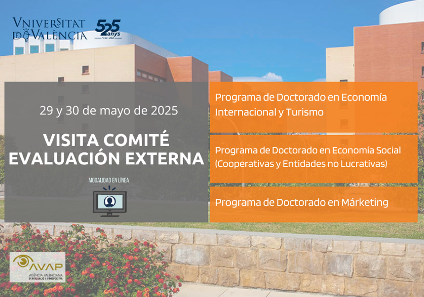 La Universitat de València recibe la visita del comité de evaluación externa de AVAP