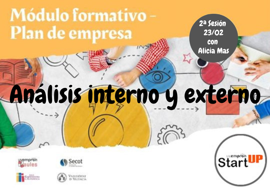 Cartel segunda sesión Módulo Formativo - Plan de Empresa SECOT