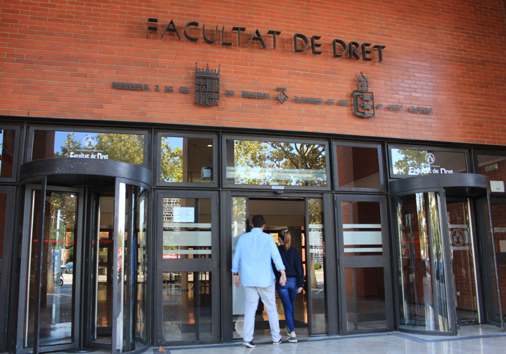 Facultad de Derecho de la Universitat de València.