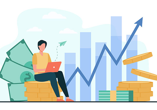 Ilustración sobre inversiones