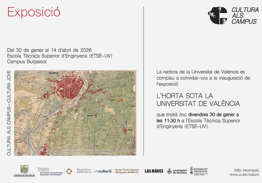 Exposición L'horta sota la Universitat de València