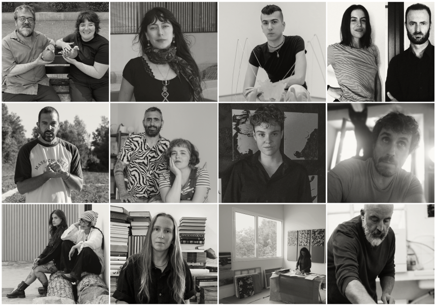 Fotografies de los y las artistas seleccionados para la Mostra 2026