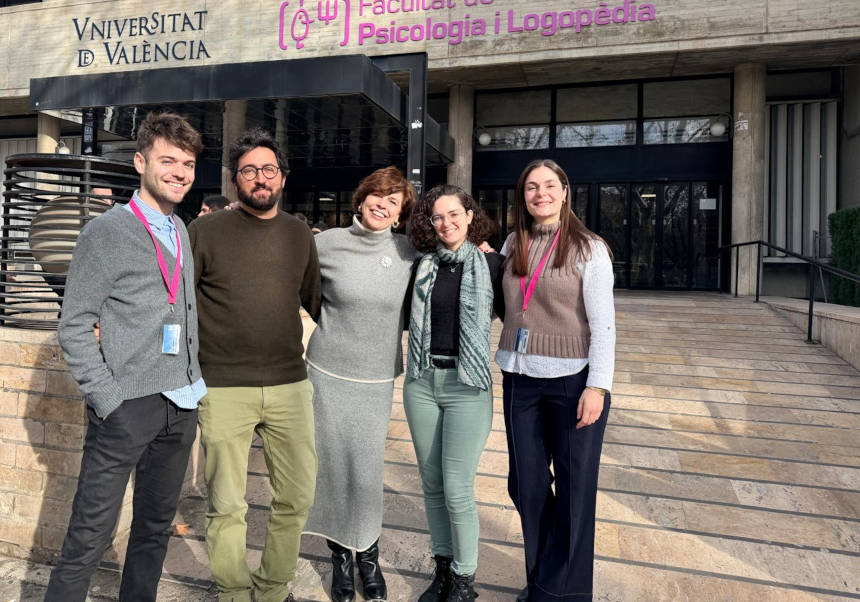 El grup I-PSI-TEC, dirigit pel catedràtic Ausiàs Cebolla (segon per l'esquerra).