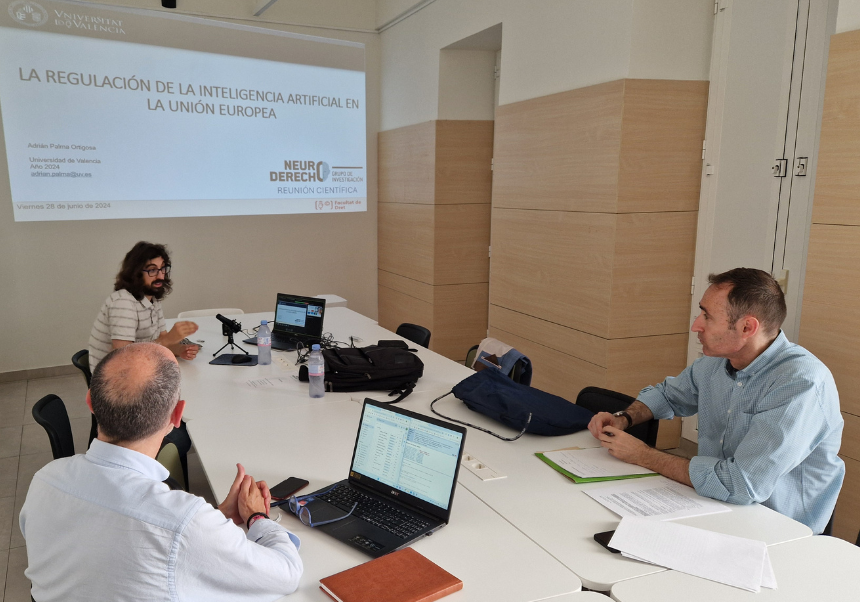 A moment during the meeting