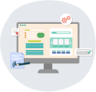 Ordinador Accedint a les dades de la Seu Electrònica