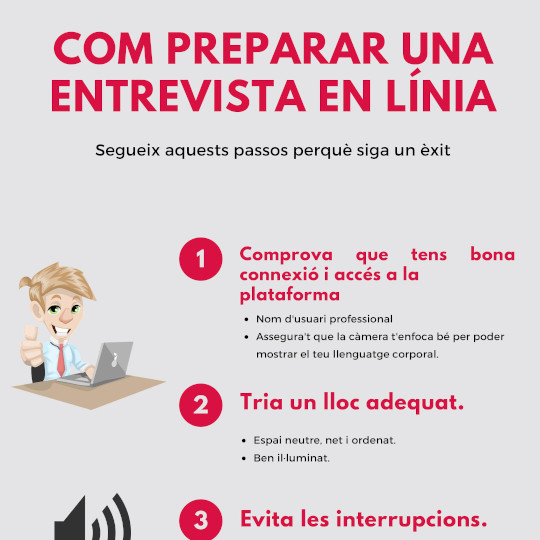 Com preparar una entrevista en línia