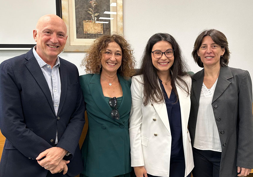 (Left to right) Vicente González Romá, Ana Hernández, Marija Davcheva and Inés Tomás.