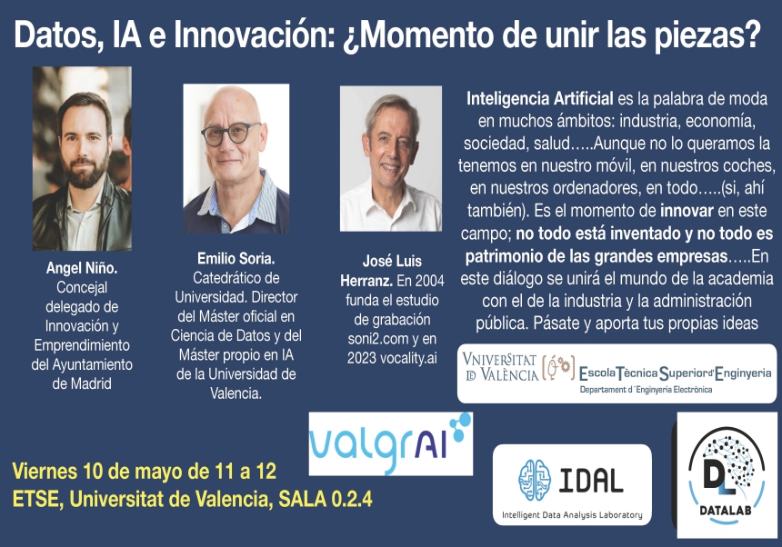 Diálogo Datos, IA e Innovación: ¿Momento de unir las piezas?