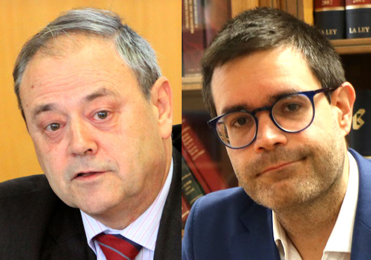 José María Peiró (esquerra) i Adrián Todolí (dreta).