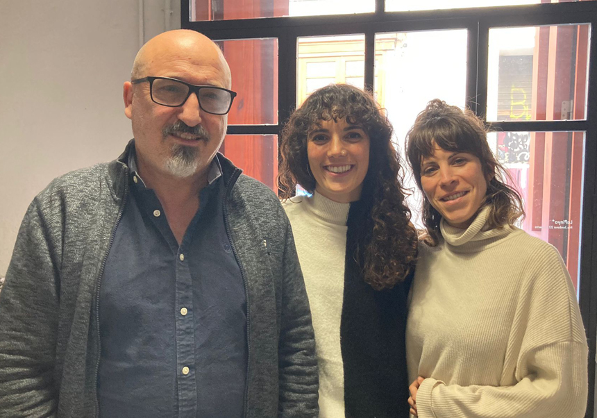 Salvador Avià en la reunión con la cooperativa La Dula.