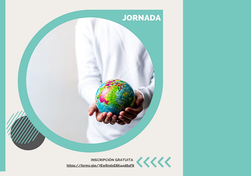 Cartel con el título de la jornada: Jornada de Finanzas y Seguros, Éticas y Responsables