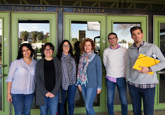Lucía Hipólito, Teodoro Zornoza, Carmen Agustín, Alejandro Orrico, MªJosé Sánchez and Ana Polache.