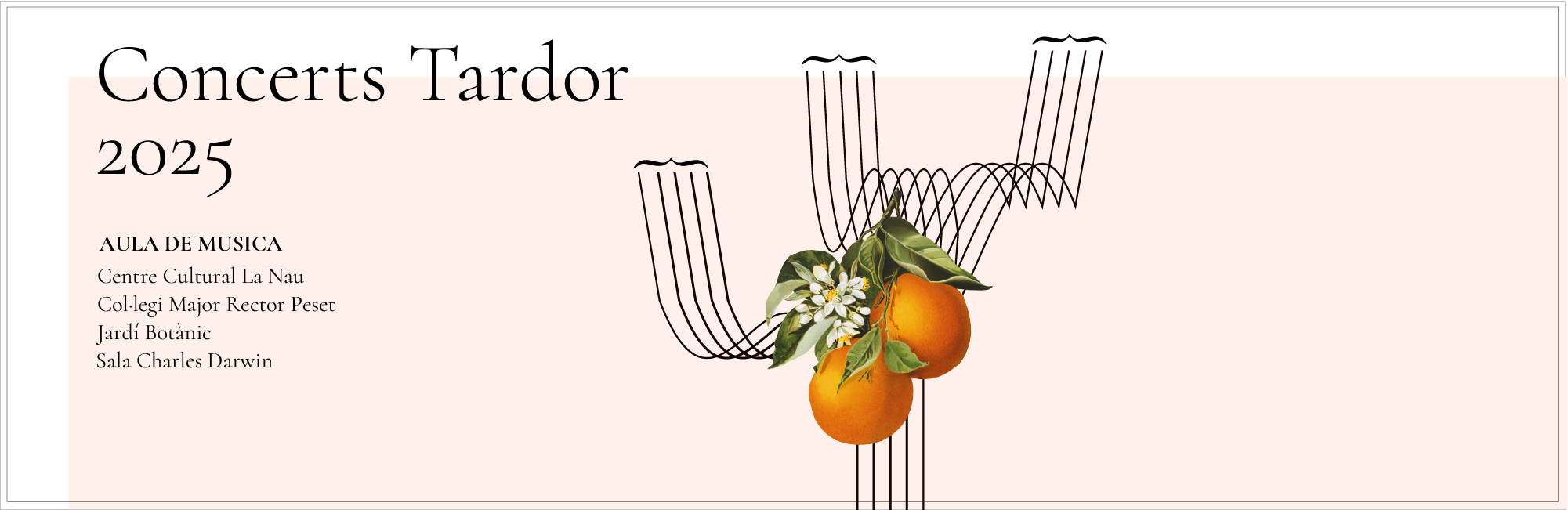Cartel Conciertos de Otoño. 