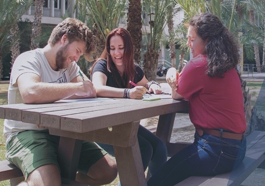 Young people speaking