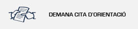 Se abrirá una nueva ventana. Demana Cita d'Orientació