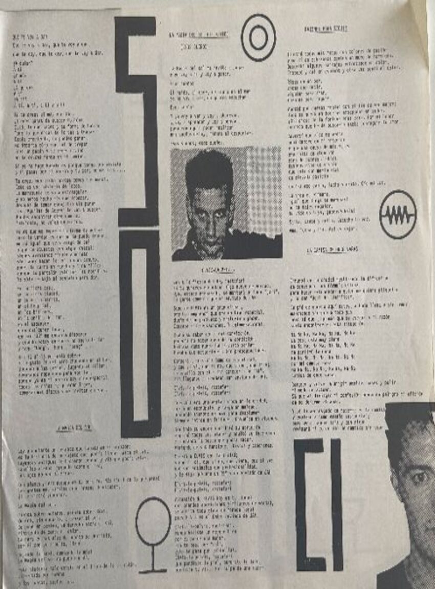 Funda con letras de las canciones