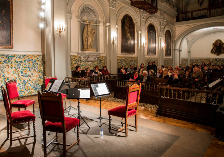 Sapiencia Chapel in the historic building of the University.