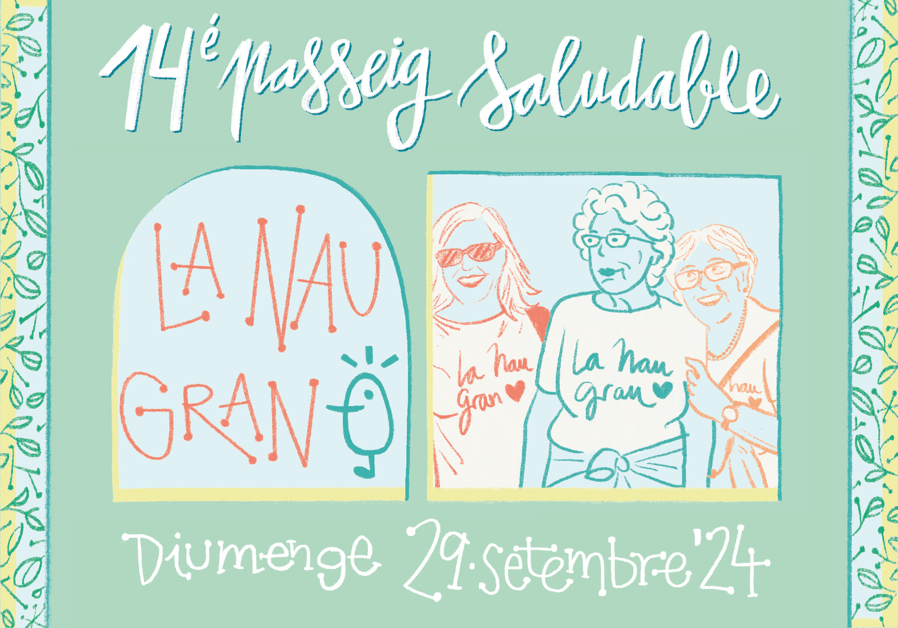 cartell 14 Passeig Saludable