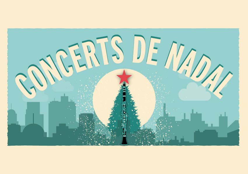 Cartel. Luces y Concerts de Nadal