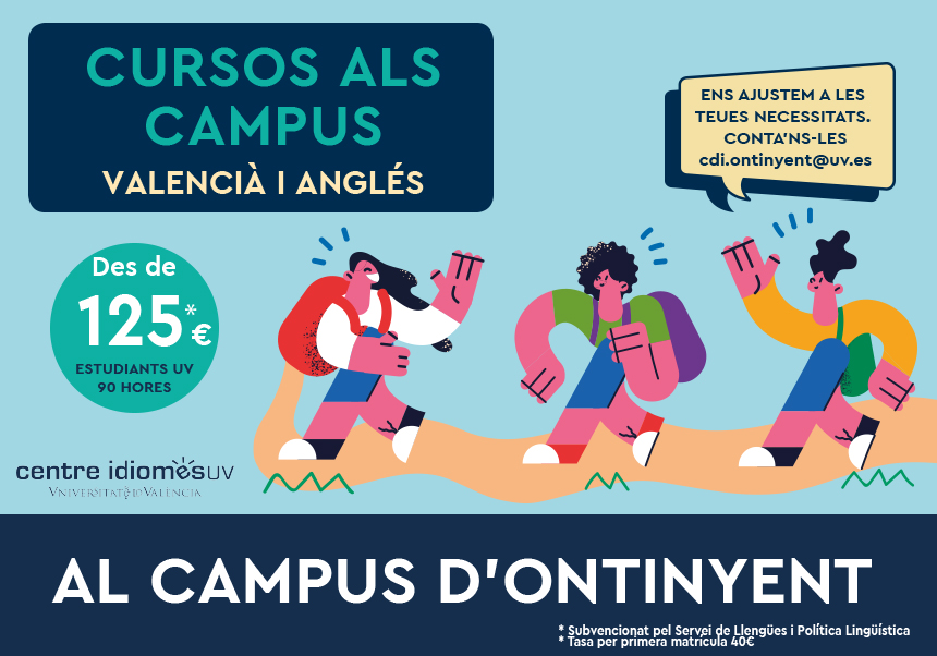 Cursos valencià i anglés al Campus d'Ontinyent