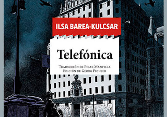 Fragment de la portada del llibre 'Telefónica'.