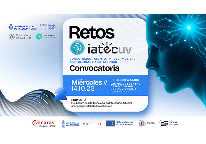 IATecUV connectarà reptes empresarials amb solucions d'intel·ligència artificial i tecnologies habilitadores en Les Naus