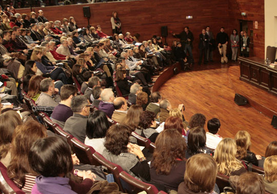 Imatge d'arxiu de l'Aula Magna de Medicina.