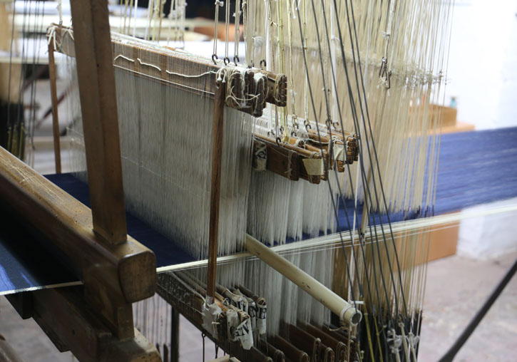 Silk loom.