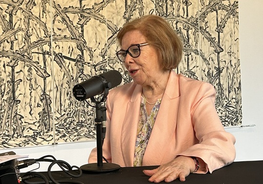 Juana Nombela en el podcast Veus Grans