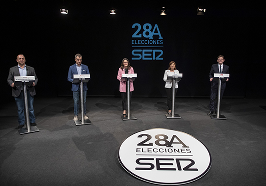 Candidates for the regional elections of the 28th of April