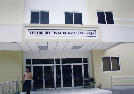 Centro de Salud-Valencia, en la Universidad de El Salvador.