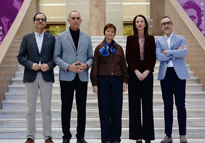 candidatos y actual rectora