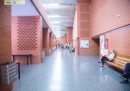 Interior de la Facultat de Dret