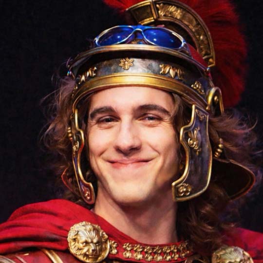 Un actor disfressat de romà