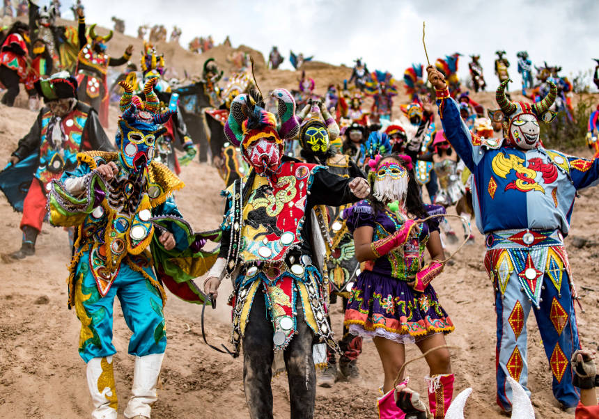 Carnaval tradicional de Jujuy, en el norte de Argentina.