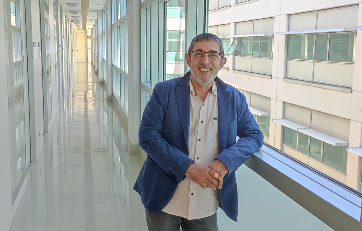 Rafael Castelló en la Facultat de Ciències Socials de la Universitat de València.