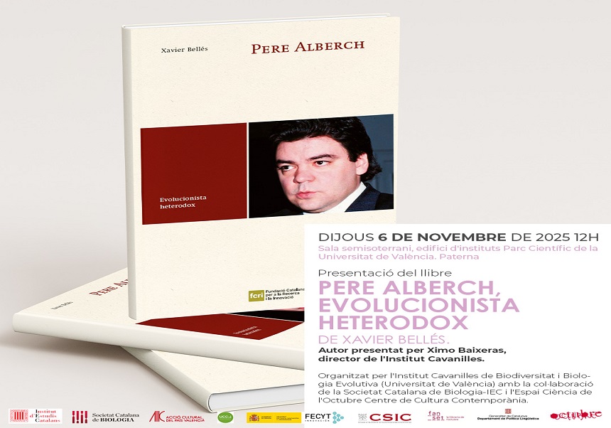 Presentació del llibre Pere Alberch, evolucionista heterodox, de Xavier Bellés
