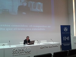 Sede de las conferencias en Ontinyent