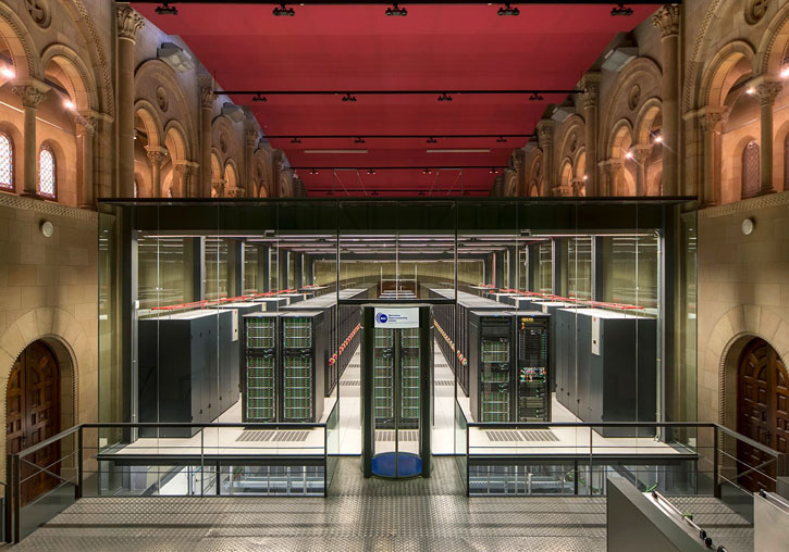 Imatge del supercomputador Mare Nostrum.