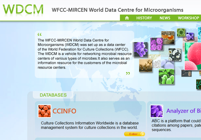 World Data Center for Microorganisms (WDCM)