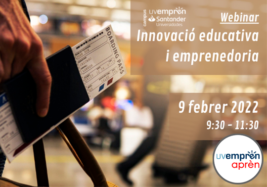 UVemprén organiza un webinar sobre la convocatoria de ayudas al PDI del programa internacional de innovación docente en emprendimiento