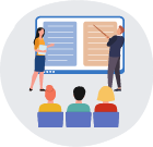 Training: seminars, courses, conferences