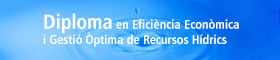 Se abrirá una nueva ventana. Banner Diploma en Eficiència Econòmica i Gestió Òptima de Recursos Hídrics