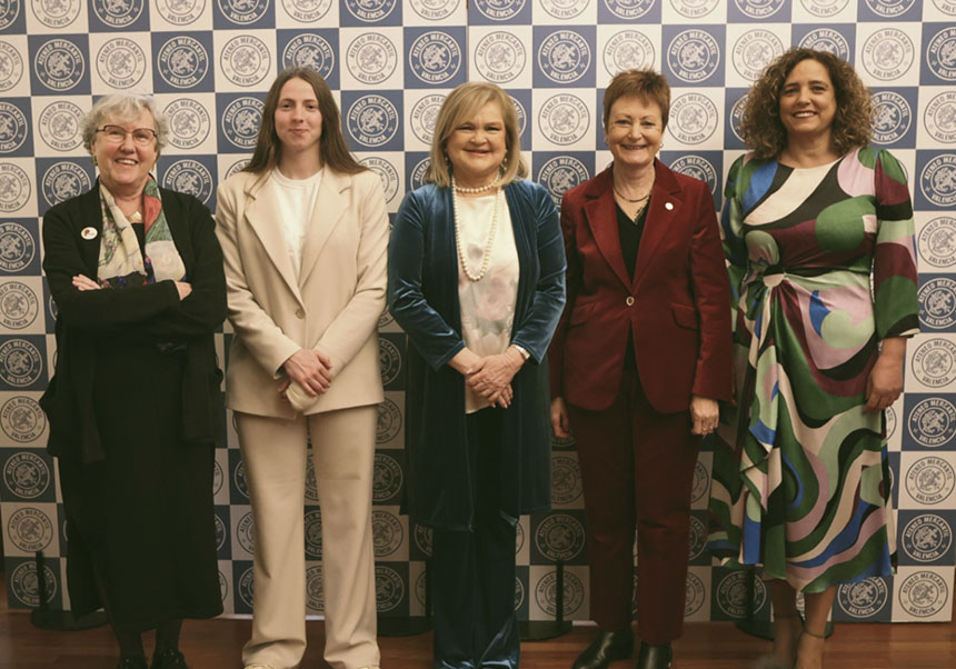 Awarded women at the Ateneo Awards