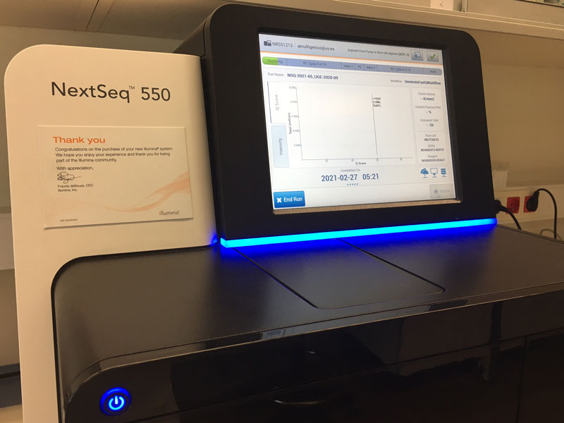 NextSeq 550 Illumina