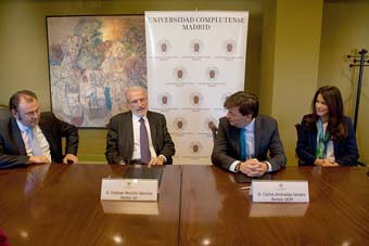 Signatories of the agreement.