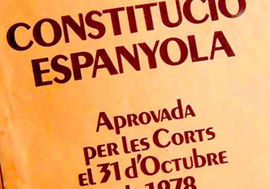 Constitució de 1978.