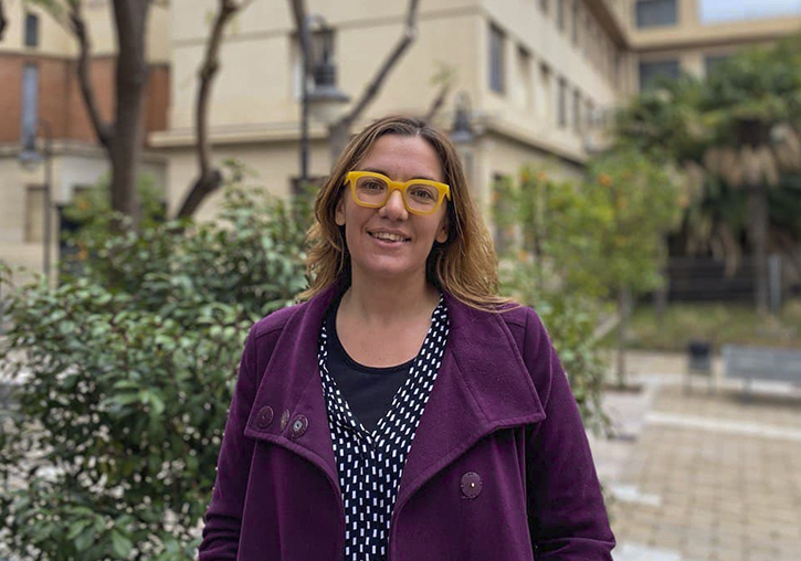 Alícia Villar Aguilés, al campus de Blasco Ibáñez