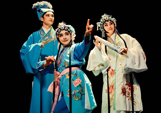 Intèrprets de l'òpera de Sichuan.